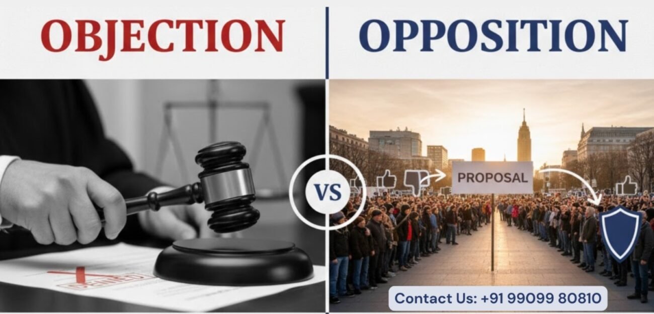 Objecting vs. Opposing